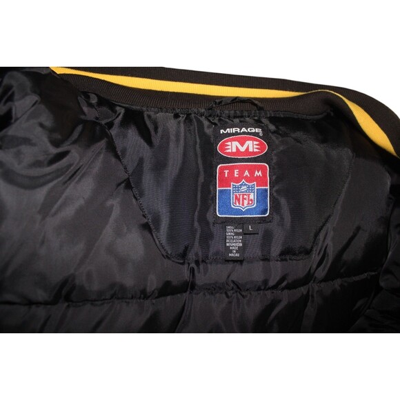 Vintage Pittsburgh Steelers Mirage Satin Bomber Jacket Men’s Large NFL Foorball - Picture 10 of 10